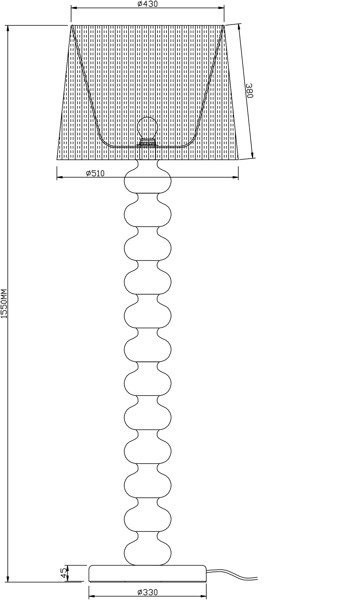 LAMPA PODŁOGOWA DECO TS-060216F