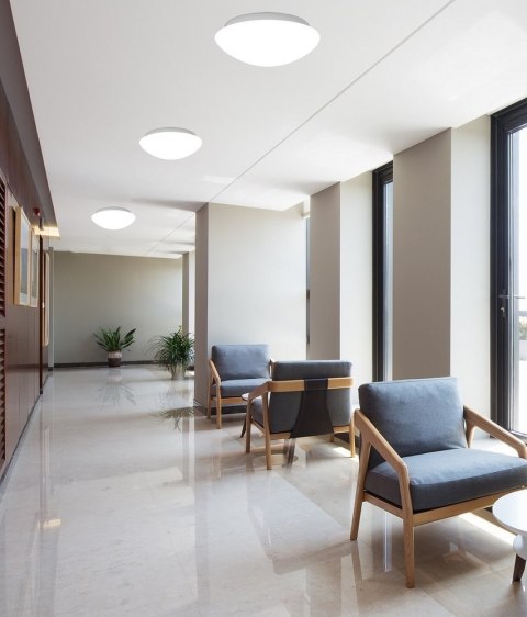 LAMPA SUFITOWA CANDELLUX NINA 12-74150 PLAFON BIAŁY 175MM E27