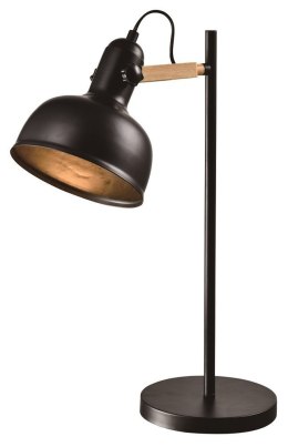Lampa stołowa gabinetowa czarna E27 40W Reno 41-80066
