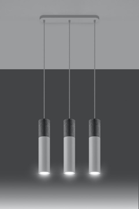 Lampa wisząca BORGIO 3L biały