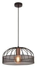 Lampa wisząca czarna metalowa regulowana 40W E27 Levi 31-78469