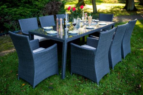 Zestaw mebli ogrodowych z technorattany Gustoso Grande