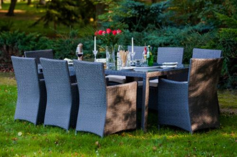 Zestaw mebli ogrodowych z technorattany Gustoso Grande