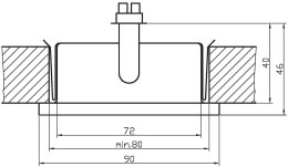 OPRAWA STROPOWA G4 CANDELLUX OUTLET 2287603