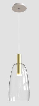 Lampa Wisząca Modena LEDEA 50133067 LED 5W Metal, szkło Złoty