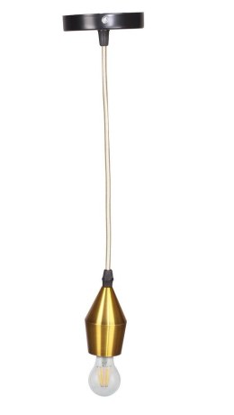 Zawiesie metalowe złote lampa wisząca oprawa E27 31-05519