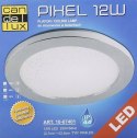 LAMPA SUFITOWA CANDELLUX PIXEL 10-67401 PLAFON 12W LED IP44 CHROM+GRANILA 3000K