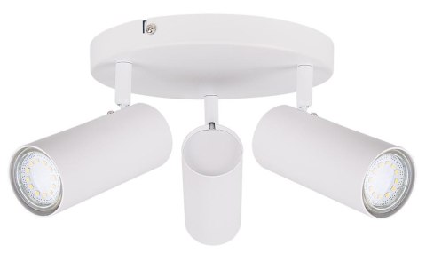 Lampa biała sufitowa talerz 3x15W Colly 98-01627