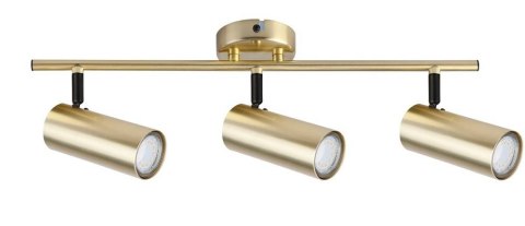 Lampa mosiądz ścienna/sufitowa listwa 3x15W Colly 93-01733