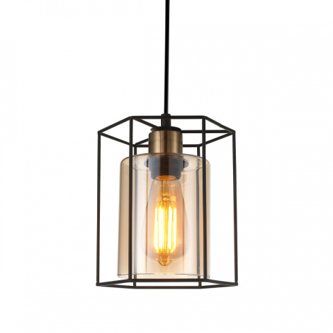 Lampa wisząca KALULA PND-78901-1-BK+AMB