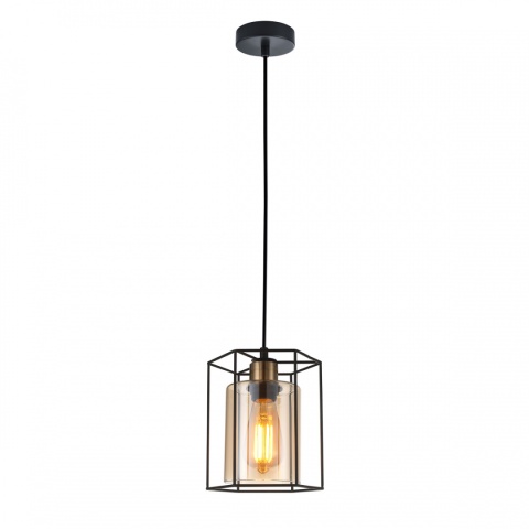 Lampa wisząca KALULA PND-78901-1-BK+AMB