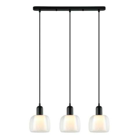Lampa wisząca LAMEZIA PND-67594-3-BK+CL