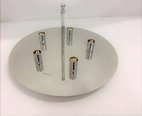 CEILING PLAFON 5X40W G9 Srebrny