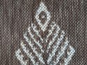 Dywan sznurkowy dwustronny ZARA 13 brązowy 200 x 290 cm brązowy