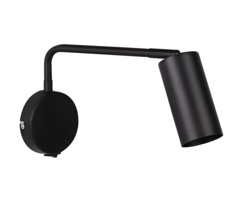 Kinkiet czarny ruchomy z włącznikiem Tina 21-76830