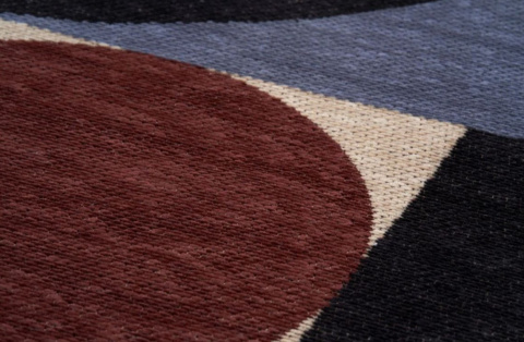 Dywan łatwoczyszczący Deco Blue Coppere 160x230