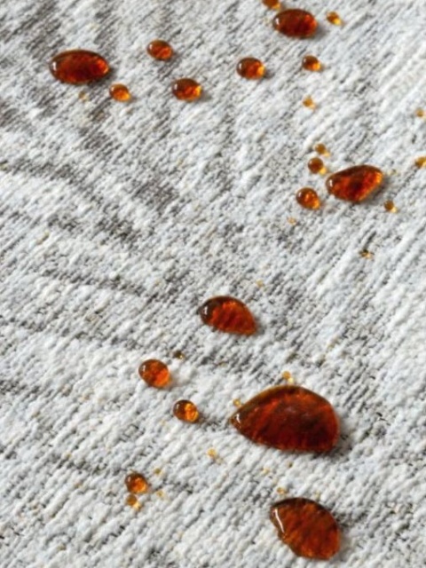 Dywan łatwoczyszczący Java liście szary 160x230