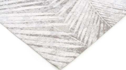 Dywan łatwoczyszczący Java liście szary 160x230