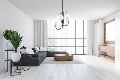 Lampa wiszaca GELA Italux PND-5500-6-BK