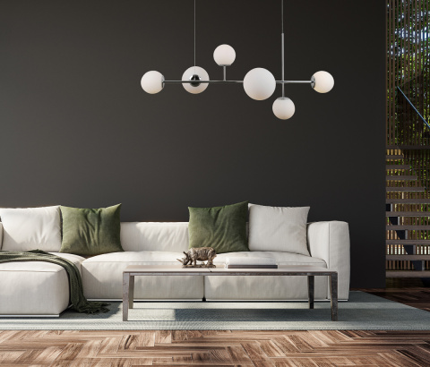 Lampa wisząca VAILANTE PND-31221-6B-CH