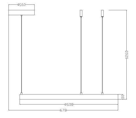 Midway lampa wisząca mała złota LP-033/1P S GD