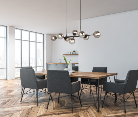 Lampa wisząca ERIMIDA PND-2244-8A-BL