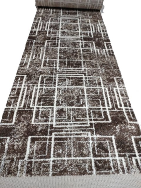Chodnik dywanowy Panamero 09 Brązowy - szerokość od 60 cm do 150 cm brązowy 70 cm
