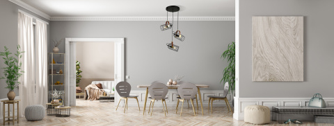 Lampa wisząca ANTOIN PND-2445-3-BK Italux