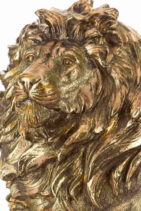 Lew złoty rzeźba-dekoracja_Aluro