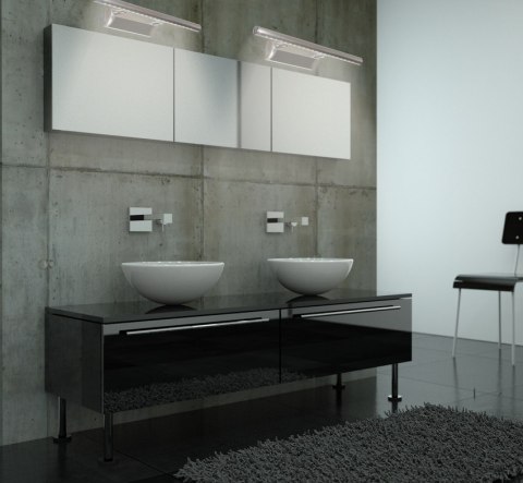 LAMPA ŚCIENNA KINKIET CANDELLUX FORTE 20-26996 LED RURKA OKRĄGŁA SATYNA