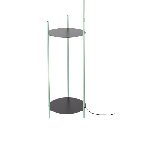 Lampa podłogowa półka czarno-zielona Walk 51-00033