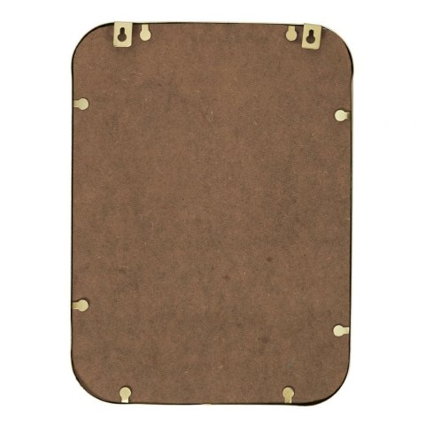 Lustro Arcilla złote kwadrat