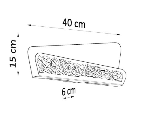 Kinkiet ANTARES biały