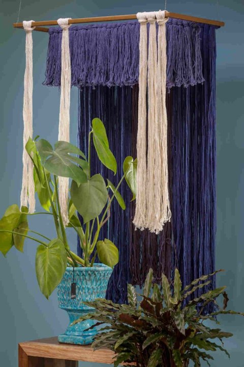 Makrama sznurkowa KITTIRI - rama metal_Aluro