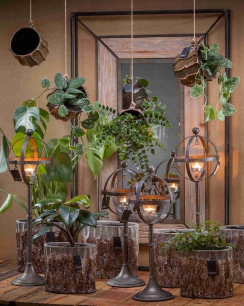 Świecznik- lampion BAXTER_Aluro L