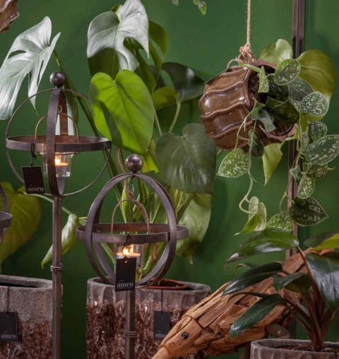 Świecznik- lampion BAXTER_Aluro L