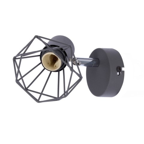 KINKIET CANDELLUX VERVE 91-60969 E14 MATOWY SZARY