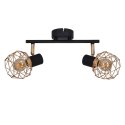 LAMPA ŚCIENNA CANDELLUX ACROBAT 92-66336 LISTWA E14 CZARNY KLOSZ ZŁOTY