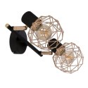 LAMPA ŚCIENNA CANDELLUX ACROBAT 92-66336 LISTWA E14 CZARNY KLOSZ ZŁOTY