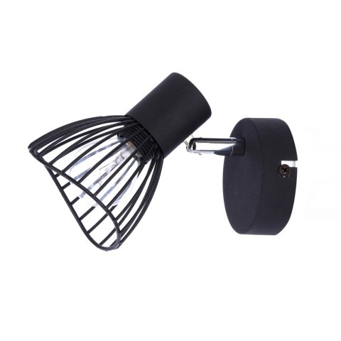LAMPA ŚCIENNA KINKIET CANDELLUX FLY 91-61881 E14 CZARNY