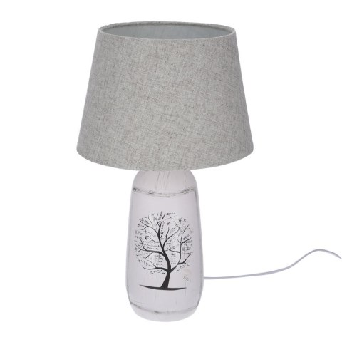 LAMPA STOŁOWA GABINETOWA CANDELLUX WALIA 41-39194 E27 SREBRNA