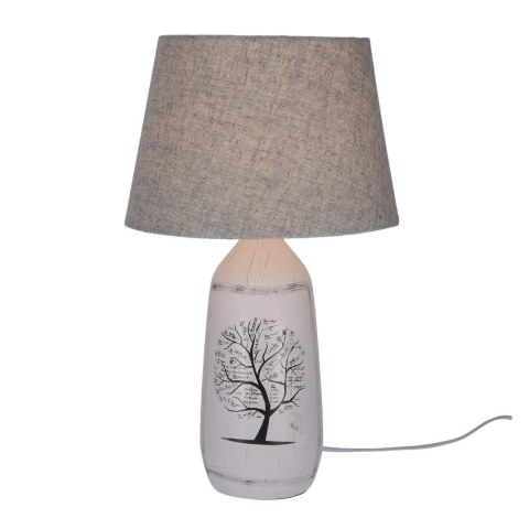 LAMPA STOŁOWA GABINETOWA CANDELLUX WALIA 41-39194 E27 SREBRNA