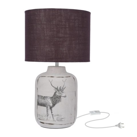 LAMPA STOŁOWA GABINETOWA CANDELLUX WALIA 41-39194 E27 SREBRNA