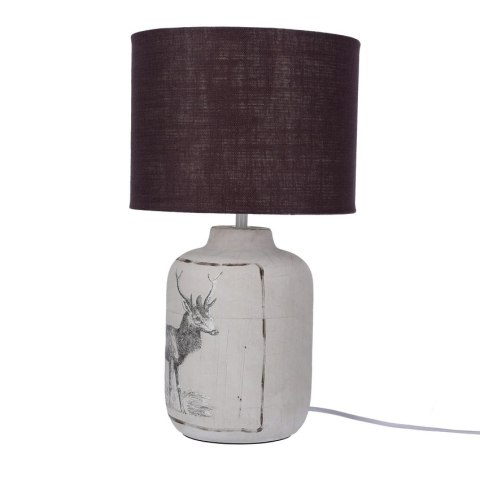 LAMPA STOŁOWA GABINETOWA CANDELLUX WALIA 41-39194 E27 SREBRNA