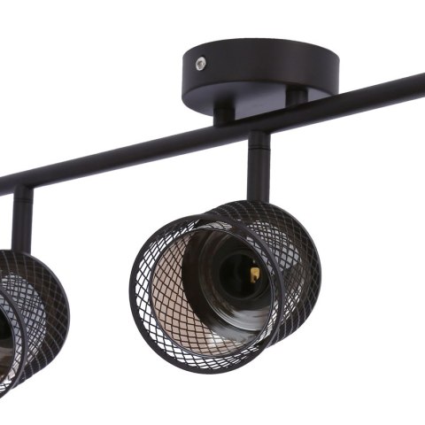 Lampa sufitowa kawowe złoto klosz bursztyn 3x40W Canabera Candellux 93-82541