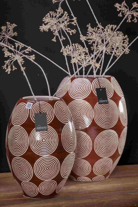 Wazon OROMEO ręcznie malowany_Aluro XL