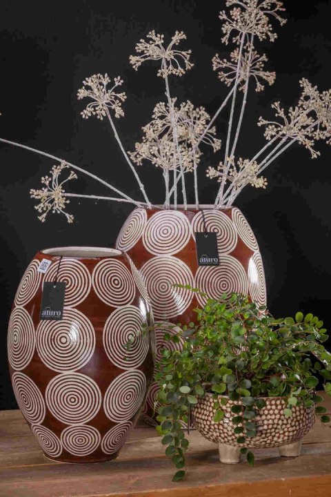 Wazon OROMEO ręcznie malowany_Aluro XL