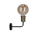 LAMPA ŚCIENNA KINKIET CANDELLUX GOLDIE 21-56160-Z E27 CZARNY+PATYNA