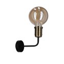 LAMPA ŚCIENNA KINKIET CANDELLUX GOLDIE 21-56160-Z E27 CZARNY+PATYNA