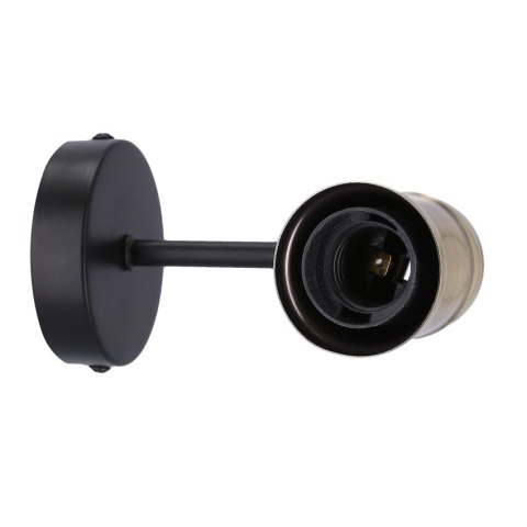 LAMPA ŚCIENNA KINKIET CANDELLUX GOLDIE 21-56160-Z E27 CZARNY+PATYNA